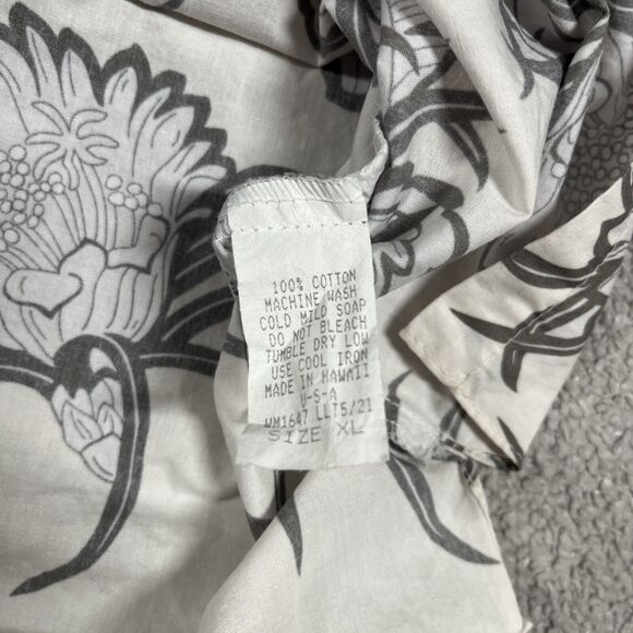 Avanti Hawaiian Shirt Mens Extra Large Made in Hawaii Floral All Over Print - Picture 4 of 8